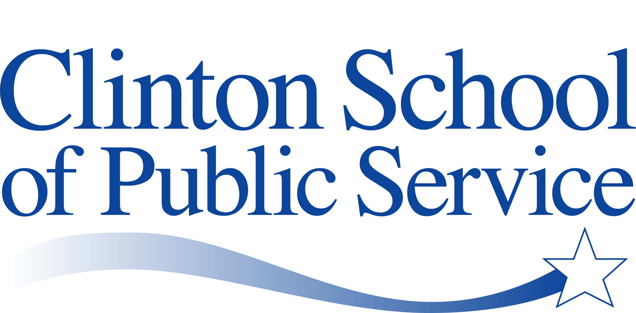 CSPS Logo2 K293-whtblu Clinton School of Public Service logo