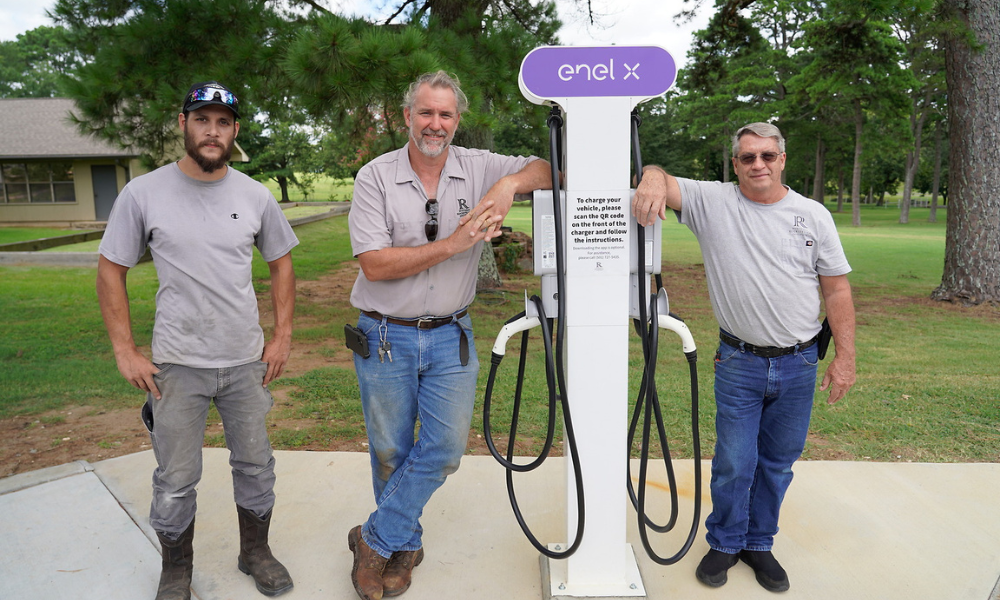 Electric Vehicle Chargers Installed at Institute